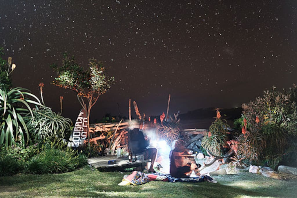 starry skies just about every night