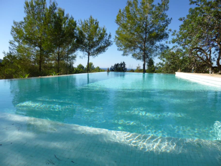 beautiful villa with infinity pool